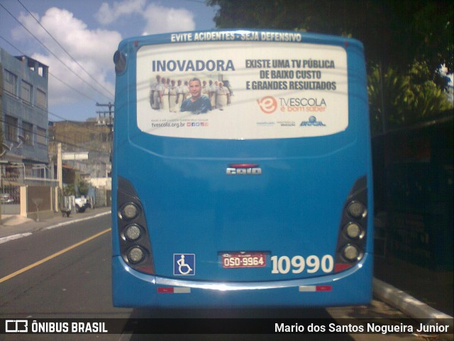 Concessionária Salvador Norte - CSN Transportes 10990 na cidade de Salvador, Bahia, Brasil, por Mario dos Santos Nogueira Junior. Número da foto: #6815577.
