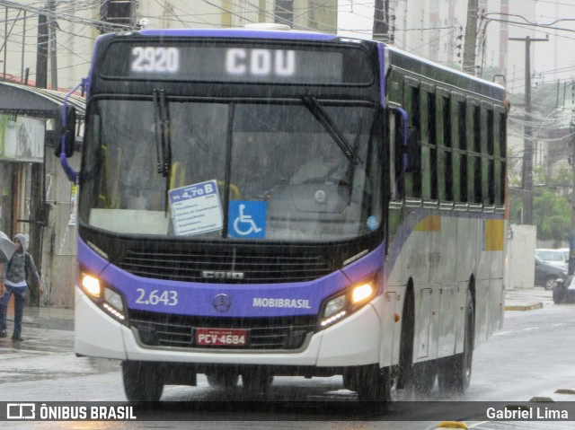 Mobibrasil São Lourenço >>> Mobi-PE 2.643 na cidade de Recife, Pernambuco, Brasil, por Gabriel Lima. Número da foto: #6816321.