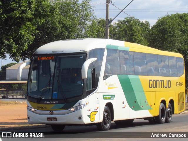 Empresa Gontijo de Transportes 18405 na cidade de Pirapora, Minas Gerais, Brasil, por Andrew Campos. Número da foto: #6820122.