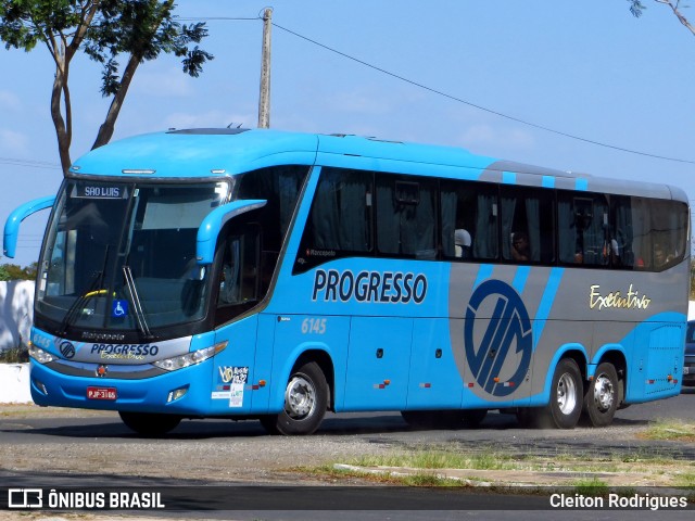 Auto Viação Progresso 6145 na cidade de Teresina, Piauí, Brasil, por Cleiton Rodrigues. ID da foto: 6819395.