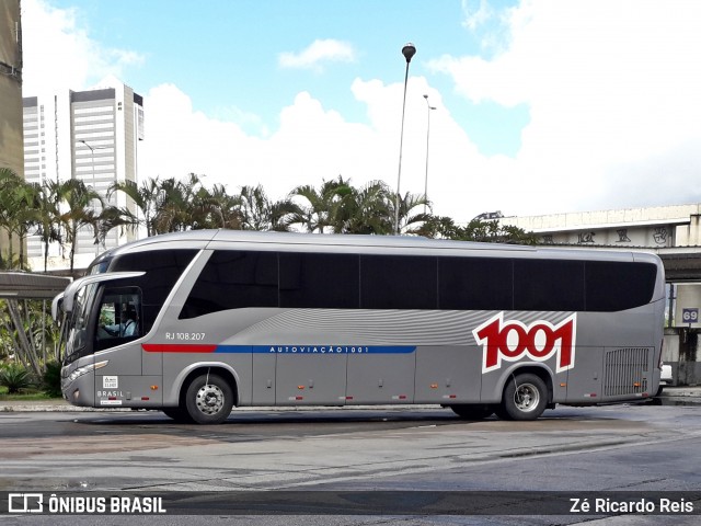 Auto Viação 1001 RJ 108.207 na cidade de Rio de Janeiro, Rio de Janeiro, Brasil, por Zé Ricardo Reis. ID da foto: 6818892.