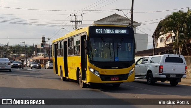 Gidion Transporte e Turismo 11912 na cidade de Joinville, Santa Catarina, Brasil, por Vinicius Petris. Número da foto: #6818498.