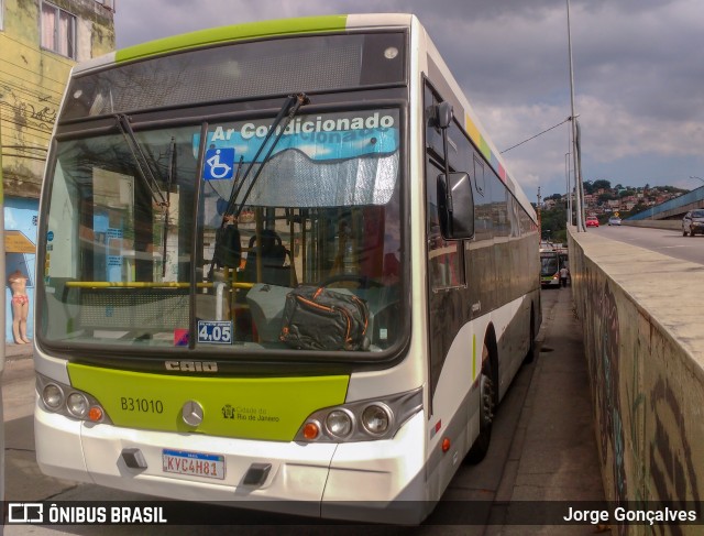 Viação VG B31010 na cidade de Rio de Janeiro, Rio de Janeiro, Brasil, por Jorge Gonçalves. ID da foto: 6818379.