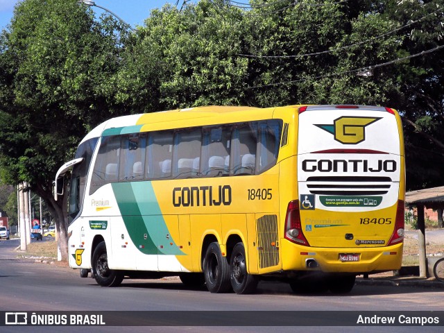 Empresa Gontijo de Transportes 18405 na cidade de Pirapora, Minas Gerais, Brasil, por Andrew Campos. Número da foto: #6820119.