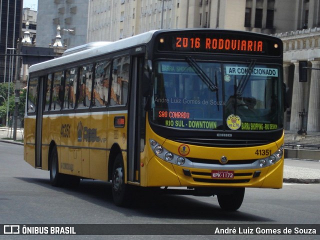 Real Auto Ônibus 41351 na cidade de Rio de Janeiro, Rio de Janeiro, Brasil, por André Luiz Gomes de Souza. Número da foto: #6777045.