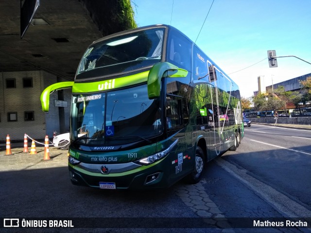 UTIL - União Transporte Interestadual de Luxo 11911 na cidade de Belo Horizonte, Minas Gerais, Brasil, por Matheus Rocha. Número da foto: #6777095.
