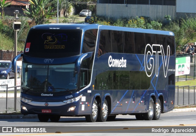 Viação Cometa 17325 na cidade de Conselheiro Lafaiete, Minas Gerais, Brasil, por Rodrigo  Aparecido. ID da foto: 6777325.