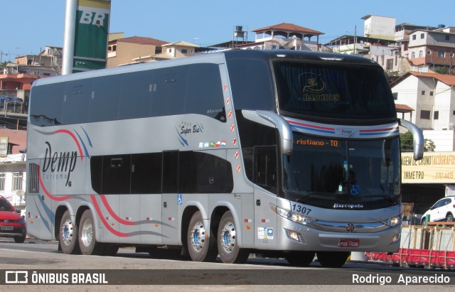 Demp Turismo 1307 na cidade de Conselheiro Lafaiete, Minas Gerais, Brasil, por Rodrigo  Aparecido. Número da foto: #6776676.