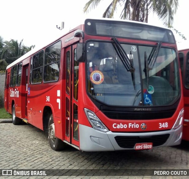 Auto Viação Salineira 348 na cidade de Cabo Frio, Rio de Janeiro, Brasil, por PEDRO COUTO. Número da foto: #6777756.