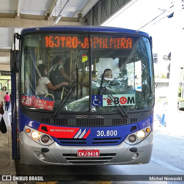 Empresa de Ônibus Vila Galvão 30.800 na cidade de São Paulo, São Paulo, Brasil, por Michel Nowacki. ID da foto: 6778265.