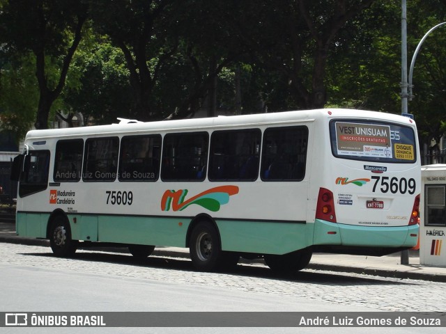 Viação Madureira Candelária 75609 na cidade de Rio de Janeiro, Rio de Janeiro, Brasil, por André Luiz Gomes de Souza. Número da foto: #6777060.