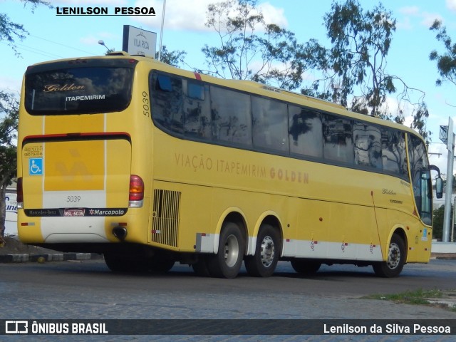 Viação Itapemirim 5039 na cidade de Caruaru, Pernambuco, Brasil, por Lenilson da Silva Pessoa. ID da foto: 6821441.