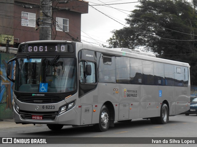 Transwolff Transportes e Turismo 6 6223 na cidade de São Paulo, São Paulo, Brasil, por Ivan da Silva Lopes. Número da foto: #6821911.