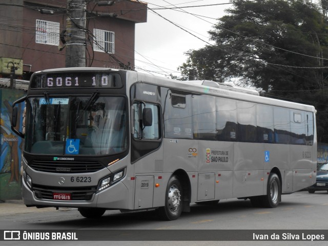 Transwolff Transportes e Turismo 6 6223 na cidade de São Paulo, São Paulo, Brasil, por Ivan da Silva Lopes. ID da foto: 6821911.