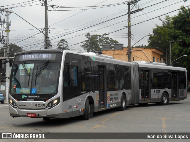 TUPI - Transportes Urbanos Piratininga 6 2008 na cidade de São Paulo, São Paulo, Brasil, por Ivan da Silva Lopes. ID da foto: 6821895.