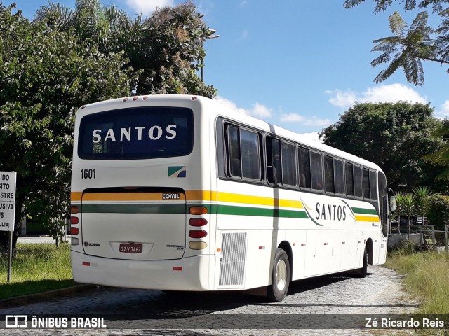 Viação Santos 1601 na cidade de Juiz de Fora, Minas Gerais, Brasil, por Zé Ricardo Reis. ID da foto: 6820429.