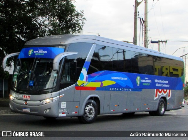 Auto Viação 1001 RJ 108.149 na cidade de Contagem, Minas Gerais, Brasil, por Adão Raimundo Marcelino. ID da foto: 6821624.