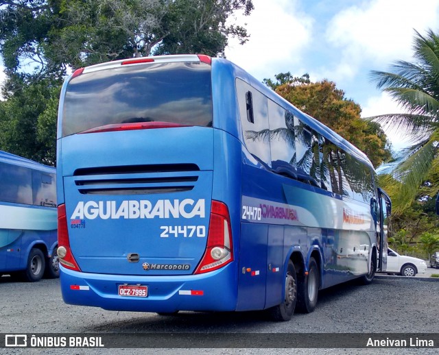 Viação Águia Branca 24470 na cidade de Camaçari, Bahia, Brasil, por Aneivan Lima. ID da foto: 6820591.