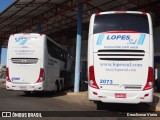 LopeSul Transportes - Lopes e Oliveira Transportes e Turismo - Lopes Sul 2073 na cidade de Rio Verde, Goiás, Brasil, por Deoclismar Vieira. ID da foto: :id.