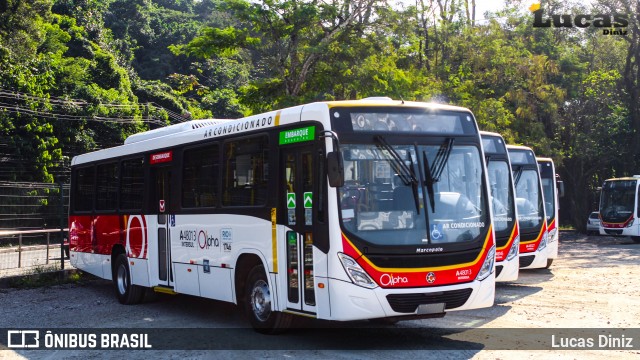 Auto Viação Alpha A48013 na cidade de Duque de Caxias, Rio de Janeiro, Brasil, por Lucas Diniz. ID da foto: 6823058.