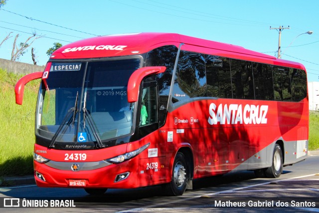 Viação Santa Cruz 24319 na cidade de Campinas, São Paulo, Brasil, por Matheus Gabriel dos Santos. Número da foto: #6823805.