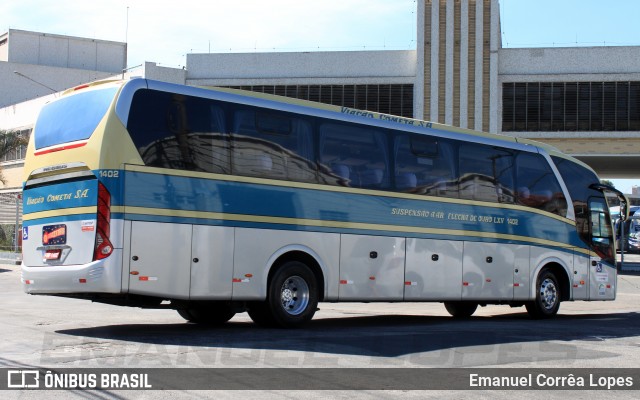 Viação Cometa 1402 na cidade de São Paulo, São Paulo, Brasil, por Emanuel Corrêa Lopes. Número da foto: #6824196.