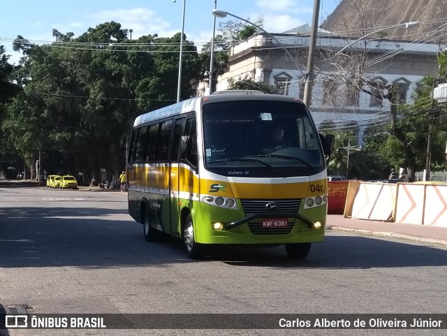 Transportes Santa Rosa 040 na cidade de Rio de Janeiro, Rio de Janeiro, Brasil, por Carlos Alberto de Oliveira Júnior. ID da foto: 6823371.