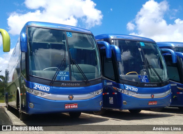 Viação Águia Branca 24100 na cidade de Camaçari, Bahia, Brasil, por Aneivan Lima. Número da foto: #6823660.