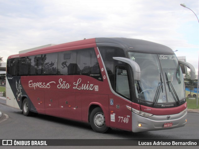 Expresso São Luiz 7740 na cidade de Brasília, Distrito Federal, Brasil, por Lucas Adriano Bernardino. Número da foto: #6822274.