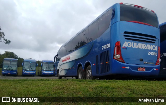 Viação Águia Branca 24080 na cidade de Camaçari, Bahia, Brasil, por Aneivan Lima. Número da foto: #6823705.