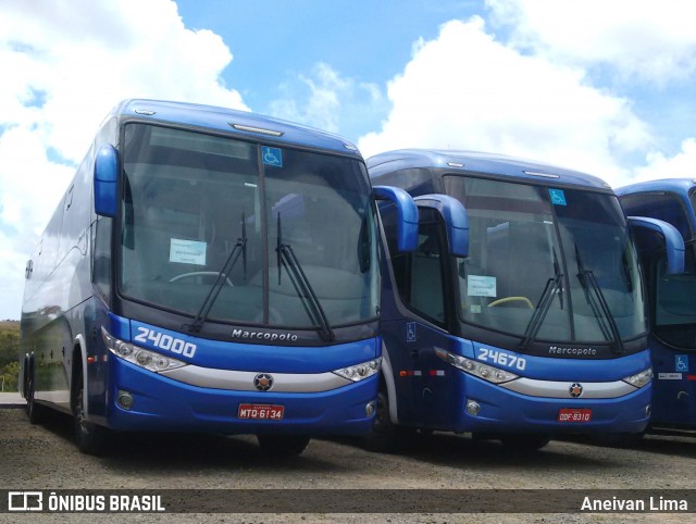 Viação Águia Branca 24010 na cidade de Camaçari, Bahia, Brasil, por Aneivan Lima. Número da foto: #6823658.