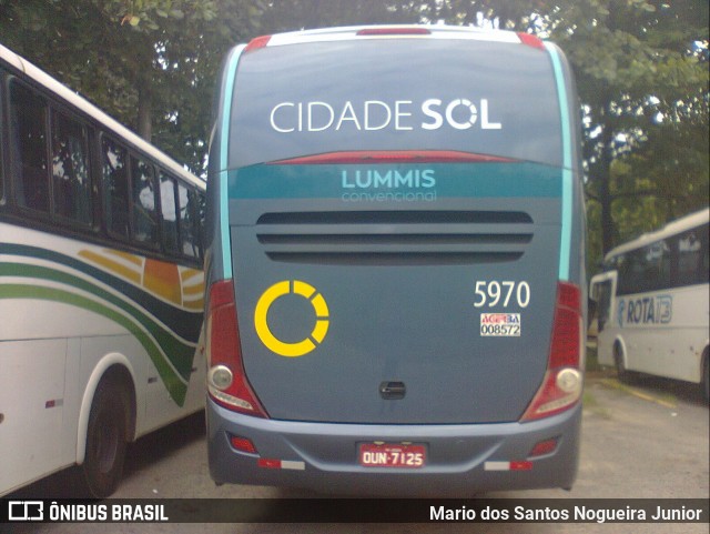 Viação Cidade Sol 5970 na cidade de Salvador, Bahia, Brasil, por Mario dos Santos Nogueira Junior. ID da foto: 6824359.