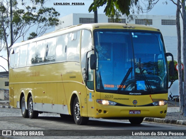 Viação Itapemirim 5039 na cidade de Caruaru, Pernambuco, Brasil, por Lenilson da Silva Pessoa. ID da foto: 6823468.