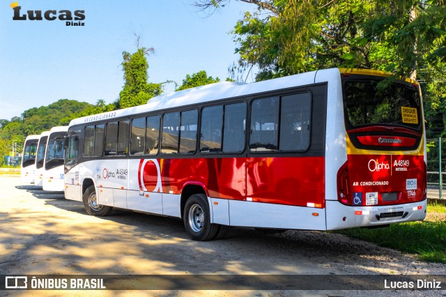 Auto Viação Alpha A48149 na cidade de Duque de Caxias, Rio de Janeiro, Brasil, por Lucas Diniz. ID da foto: 6823065.