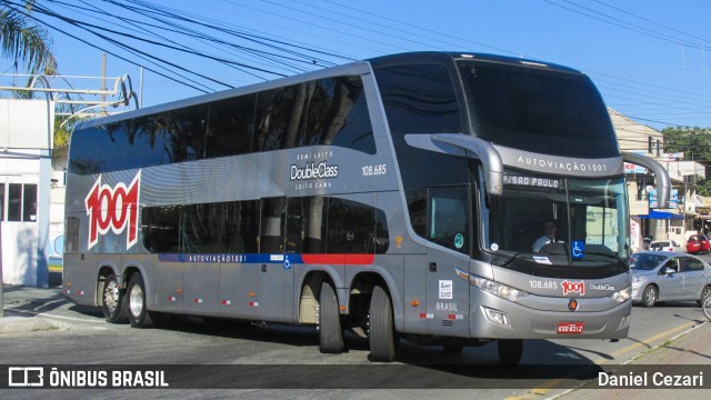 Auto Viação 1001 RJ 108.685 na cidade de Balneário Camboriú, Santa Catarina, Brasil, por Daniel Cezari. ID da foto: 6823331.