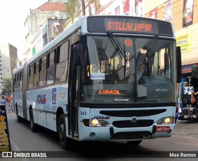 SOUL - Sociedade de Ônibus União Ltda. 7443 na cidade de Porto Alegre, Rio Grande do Sul, Brasil, por Max Ramos. Número da foto: #6822578.
