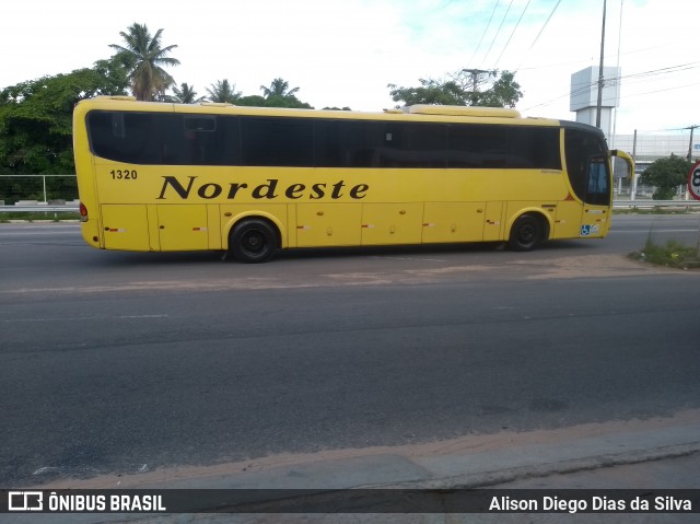 Viação Nordeste 1320 na cidade de Natal, Rio Grande do Norte, Brasil, por Alison Diego Dias da Silva. ID da foto: 6826073.