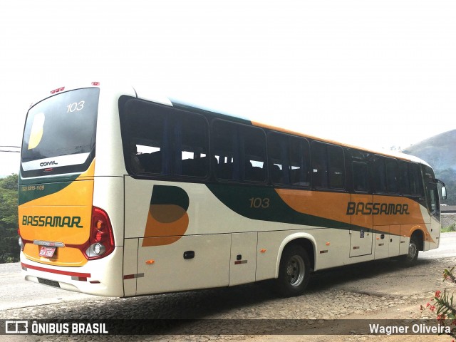 Viação Bassamar 103 na cidade de Juiz de Fora, Minas Gerais, Brasil, por Wagner Oliveira. ID da foto: 6826137.