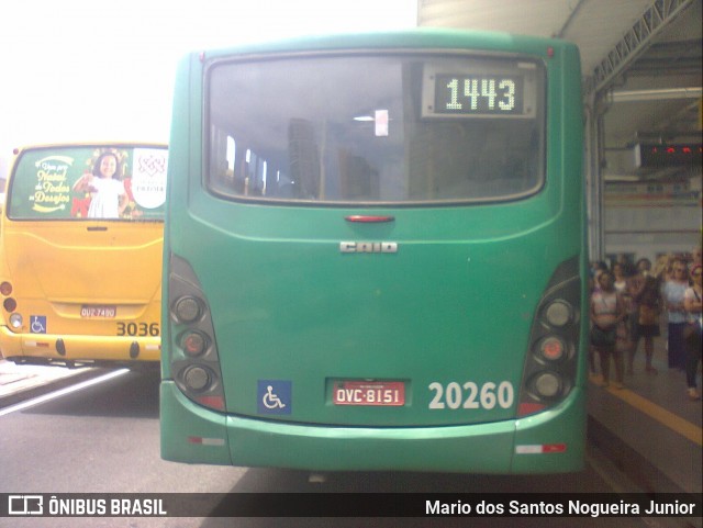 OT Trans - Ótima Salvador Transportes 20260 na cidade de Salvador, Bahia, Brasil, por Mario dos Santos Nogueira Junior. ID da foto: 6827569.