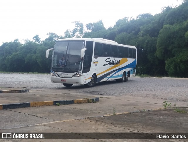 Empresas de Transportes Santana e São Paulo 2100 na cidade de Cruz das Almas, Bahia, Brasil, por Flávio  Santos. ID da foto: 6826842.