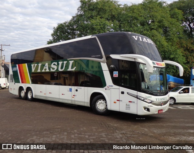Viasul - Auto Viação Venâncio Aires 14000 na cidade de Santa Cruz do Sul, Rio Grande do Sul, Brasil, por Ricardo Manoel Limberger Carvalho. Número da foto: #6824871.