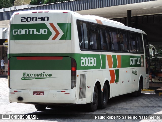 Empresa Gontijo de Transportes 20030 na cidade de Vitória da Conquista, Bahia, Brasil, por Paulo Roberto Sales do Nascimento. ID da foto: 6827534.