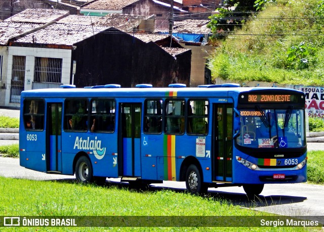 Viação Atalaia Transportes 6053 na cidade de Aracaju, Sergipe, Brasil, por Sergio Marques . ID da foto: 6825840.