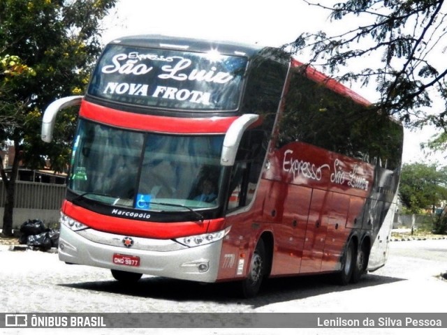 Expresso São Luiz 7770 na cidade de Caruaru, Pernambuco, Brasil, por Lenilson da Silva Pessoa. Número da foto: #6827165.