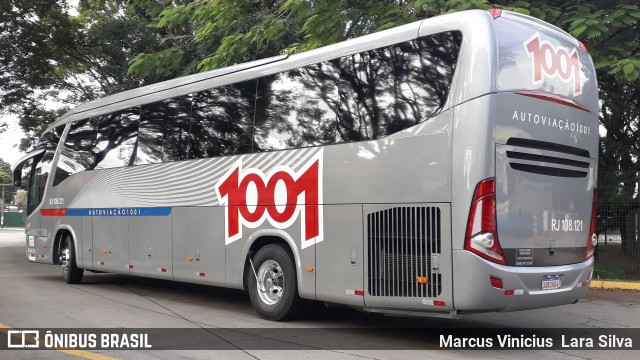 Auto Viação 1001 RJ 108.121 na cidade de São Paulo, São Paulo, Brasil, por Marcus Vinicius Lara Silva. Número da foto: #6827196.