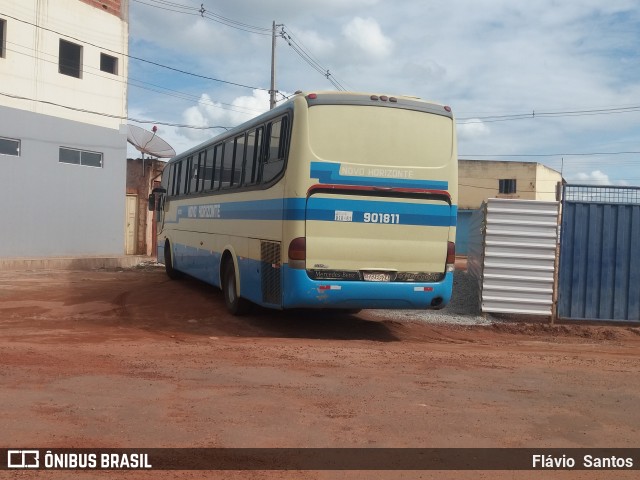 Viação Novo Horizonte 901811 na cidade de Barra da Estiva, Bahia, Brasil, por Flávio  Santos. ID da foto: 6828020.