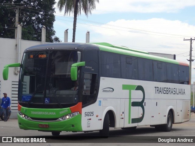 Transbrasiliana Transportes e Turismo 51225 na cidade de Goiânia, Goiás, Brasil, por Douglas Andrez. ID da foto: 6829904.