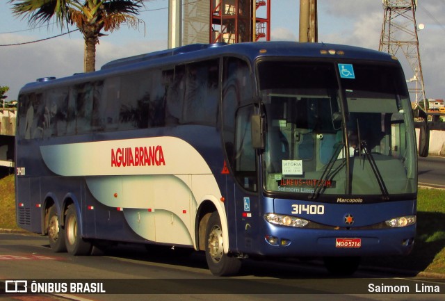 Viação Águia Branca 31400 na cidade de Vitória, Espírito Santo, Brasil, por Saimom  Lima. Número da foto: #6829153.