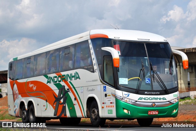 Empresa de Transportes Andorinha 6068 na cidade de Campinas, São Paulo, Brasil, por Julio Medeiros. ID da foto: 6830140.