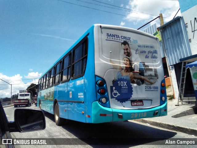 Transbus Transportes > Gávea Transportes 29118 na cidade de Belo Horizonte, Minas Gerais, Brasil, por Alan Campos. Número da foto: #6827764.